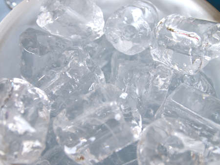 cool ice cubes  background.の写真素材