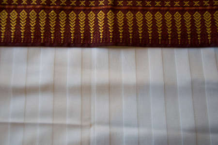 Thai art wall pattern for backgroundの写真素材
