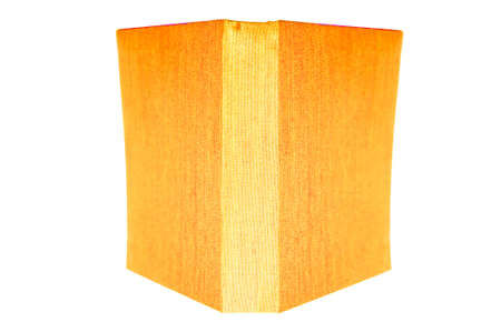 open gold silk thai style mini notebook の写真素材