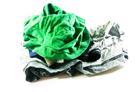 A pair of   boxer shorts isolated on white backgroundの写真素材