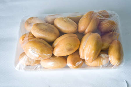 Tropical fruit    Snake  Salak  Salacca  Sala  in packageの写真素材