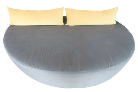 Big circle sofa in living roomの写真素材
