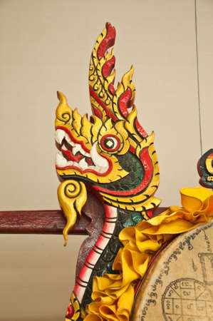 Head of big Naga statue of Thailandの写真素材