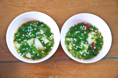 chili sauce for dip seafood in Thailand