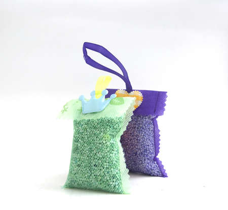 Thai freshener  in net bag for laundryの写真素材