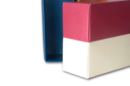 paper box - red,white,blueの写真素材