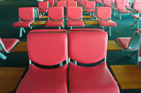 Waiting lounge in an airport.の写真素材