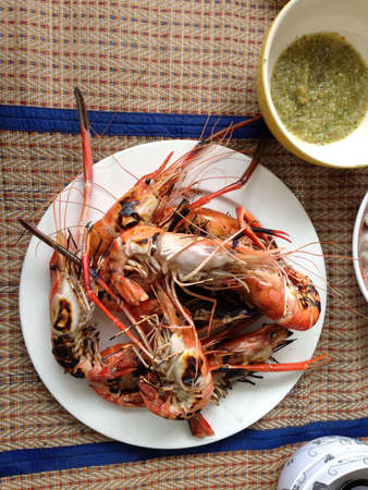 Pile of grill shrimpの素材