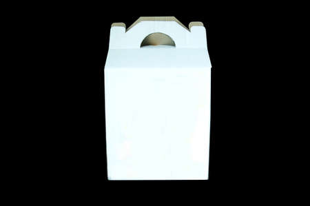 blank boxes on black backgroundの写真素材