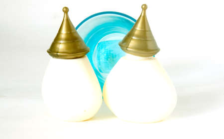 Two Cosmetic bottles Thai styleの写真素材