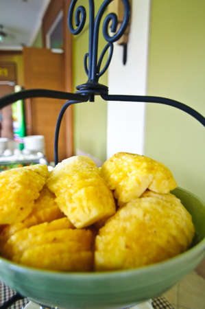 Pineapple fruit for eatの写真素材