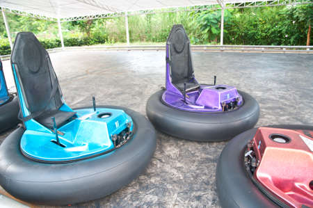 bumper car in Thailand amusement parkの写真素材