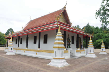 The church at Temple of Suratthani,Thailand Wat Padthanaramの写真素材