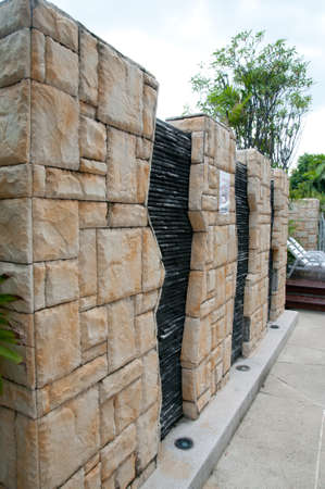 beautiful stone wall, modern for decorationの写真素材