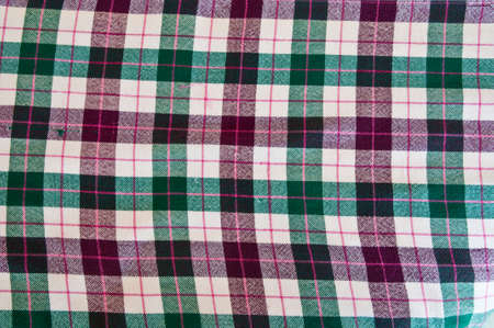 Fabric plaid texture. Cloth backgroundの写真素材