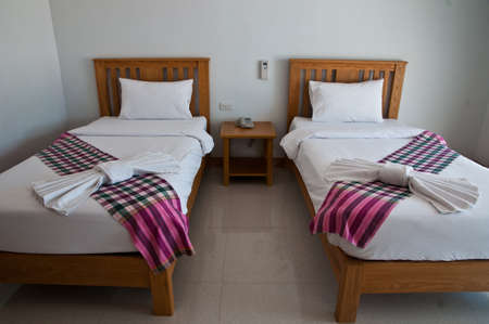 Interior Design: Thai Modern Bedroomの写真素材