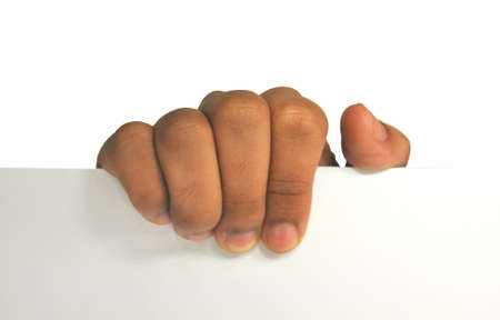 hand keep paper for designの写真素材