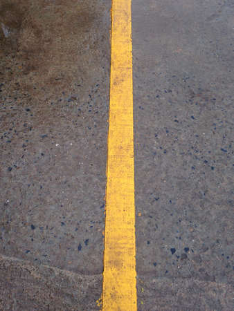 Yellow on roadの素材