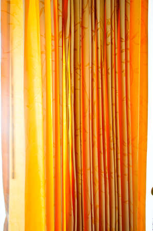 Curtains in the modern houseの写真素材
