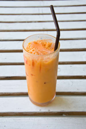 Thai milk Iced Teaの写真素材