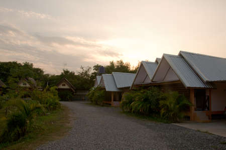 Country house of Thai style villageのeditorial素材