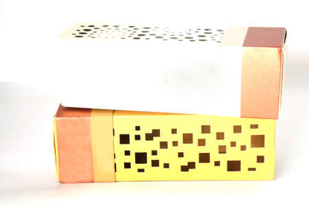 two pile paper boxの写真素材
