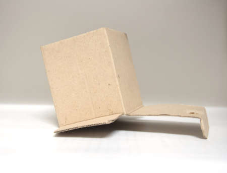 Recycle Cardboard box packageの写真素材