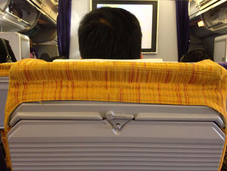 Passengers on seatsの素材