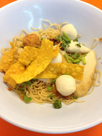 Thai noodle, Kuay tiew moo の素材