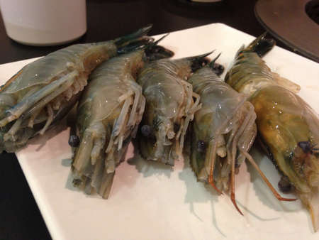 Grilled shrimps seafoodの素材