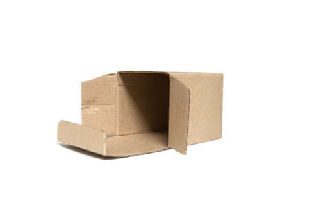 opne Recycle Cardboard box package