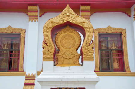 Boundary marker of a templeの写真素材