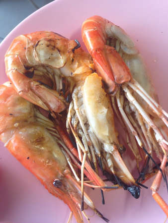 Barbecue shrimpsの素材