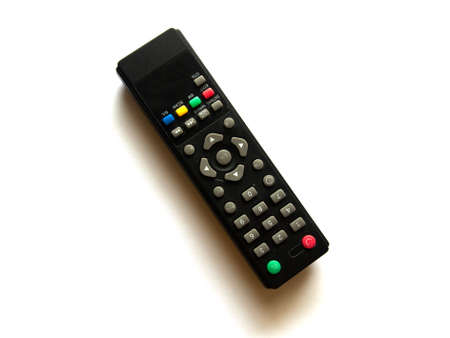 nfrared remote control for TV satellite receiverの写真素材