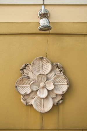 stone sculpture flower craft art designの写真素材