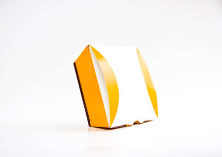 open box on white background