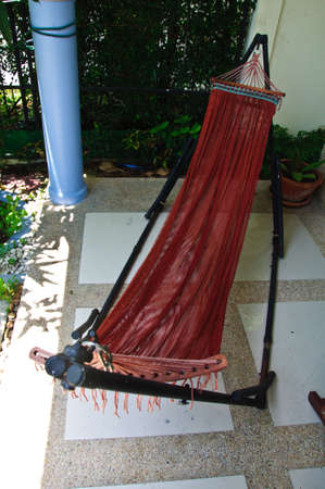 The red cradle at homeの写真素材
