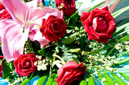 Bunch of flowers for the brideの写真素材