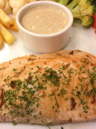 Salmon steakの素材