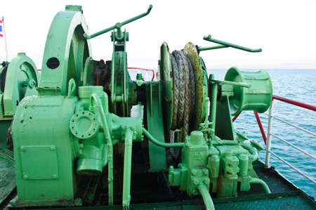 Boat engine, boat motor engine, close up.の写真素材