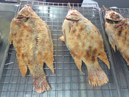 Salted grilled fish