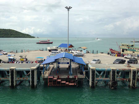Port of  Koh Phangan , Thailandの素材