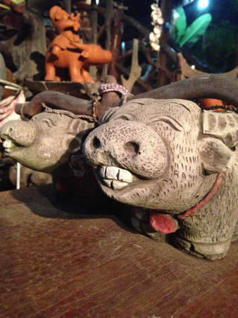 Clay of Thai buffaloの素材