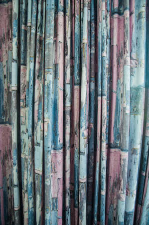 Retro seamless pattern curtain backgroundの写真素材