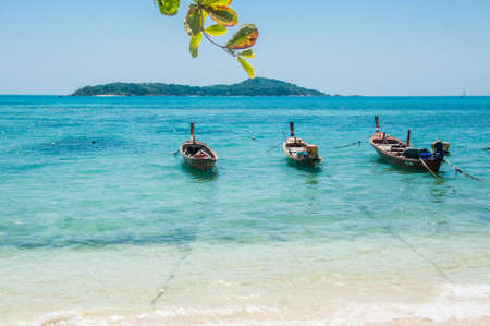 Fishing Boats in the seaのeditorial素材