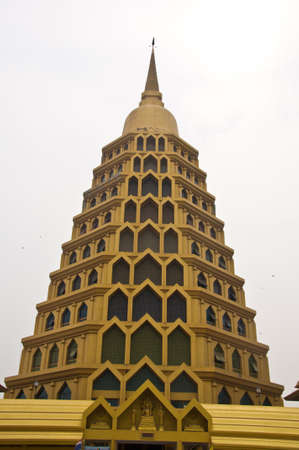 Golden Pagoda at Wat Tha-it , Angthong Province, Thailand