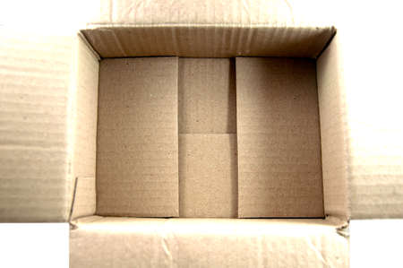 Top view of carton box