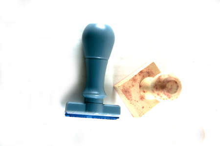 vintage tamper on white background