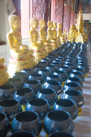 View of buddha statue in Phra-Mahathat-Kaen-Nakhon, Khon Kaen province, Thailand.のeditorial素材