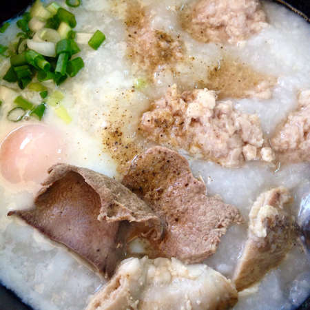 Congee, the traditional Chinese breakfastの写真素材